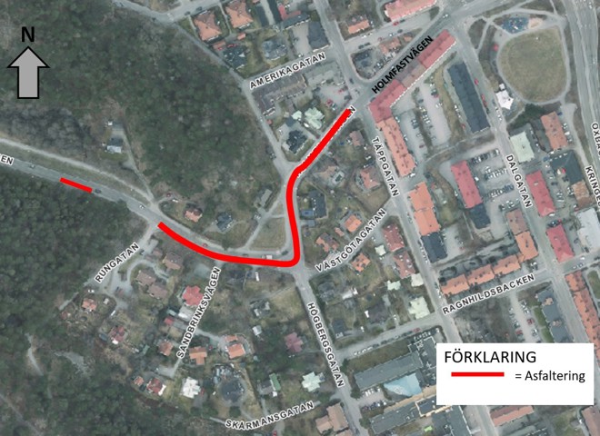 Karta Holmfastvägen 