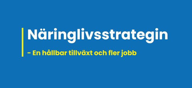 Text Näringslivsstrategin - en hållbar utväxt med fler jobb