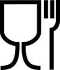 Symbolen glas och gaffel