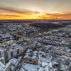 Vy över Södertälje