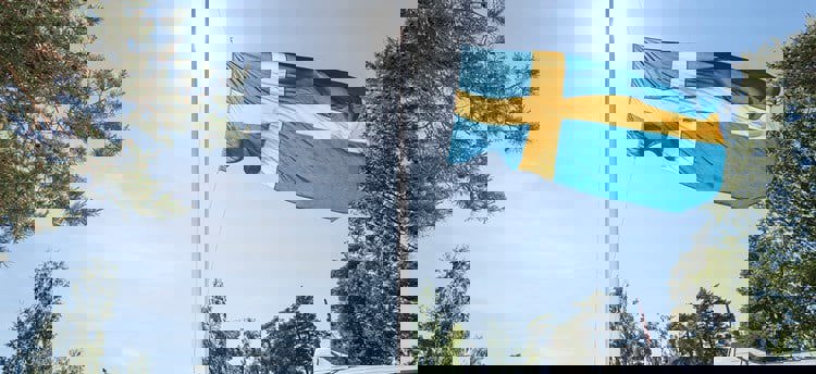 Bild på svenska flaggan.