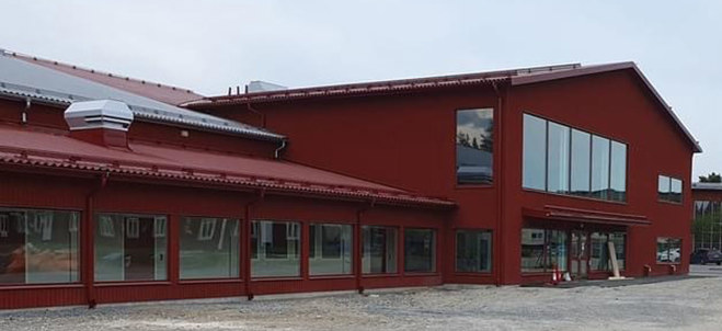 Utomhusbild som visar idrottsanläggning