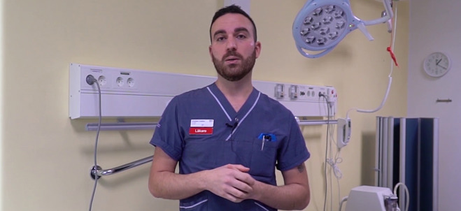 Fotografi av Christian Challma, ST-läkare i Akutsjukvård, Södertälje sjukhus