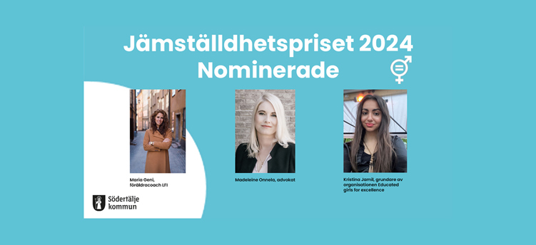 Finalisterna till jämställdhetspriset 2024.