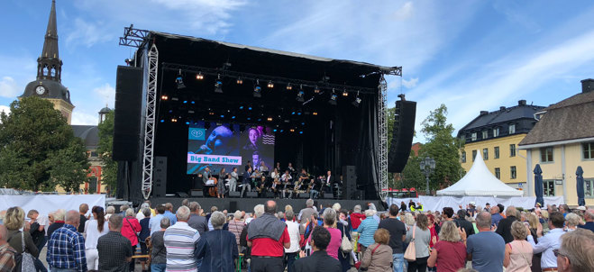 Bild på konsert på Stora torget