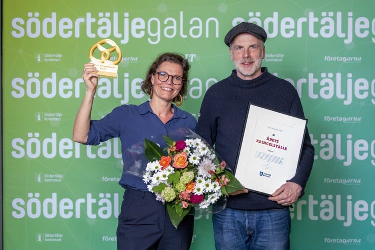 Vinnare av utmärkelsen Årets Kringelställe gick till Anders Eldö och Kristina Holmsen som driver restaurang Vildvux