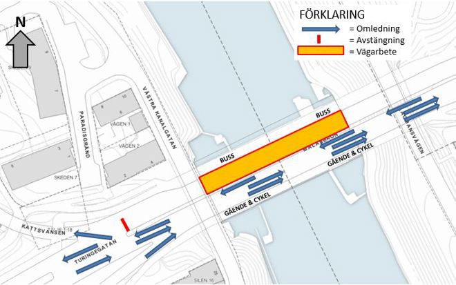 Mälarbron avstängning vecka 20 
