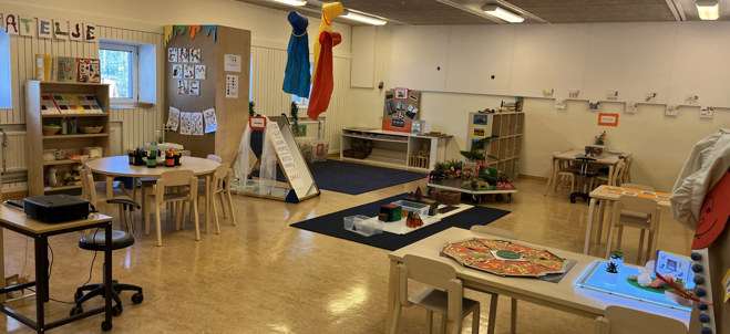 Bild inifrån förskolan Björken.