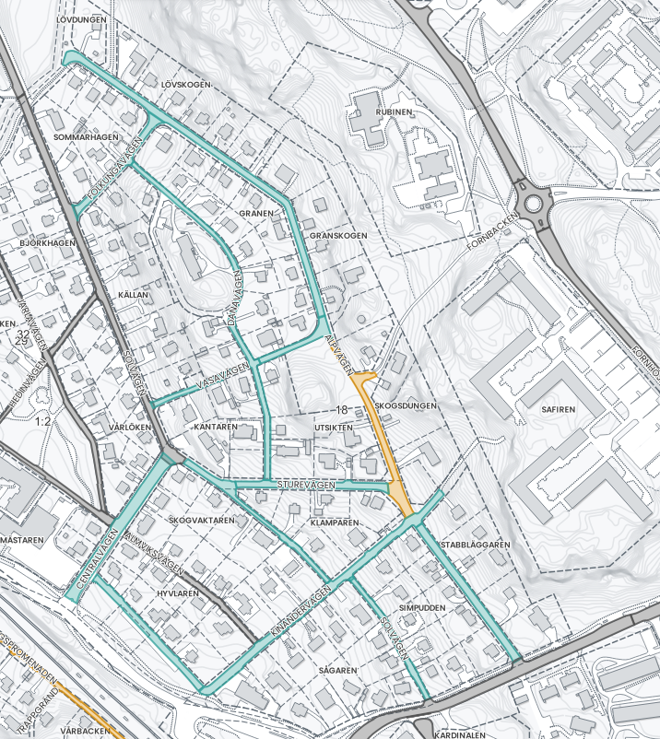 Med start under måndagen den 20 april, vecka 17, kommer beläggningsarbeten som asfaltering utföras i Östertälje.