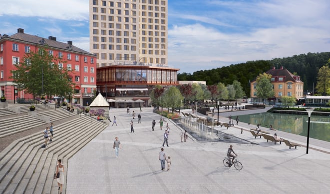 skiss på framtida Marenplan