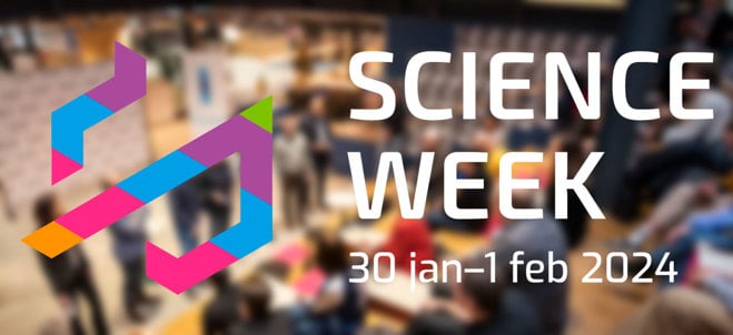 Bild från Science Week, visar människor. Fotograf: Fredrik Sederholm. 