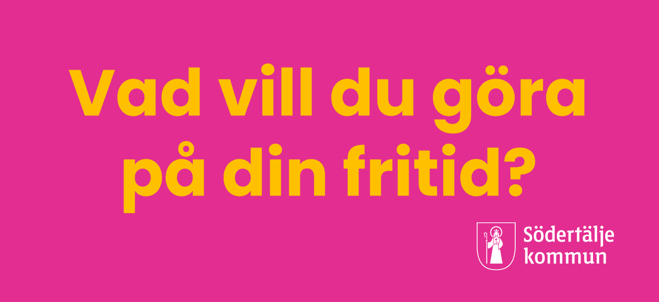 Rosa bild med text