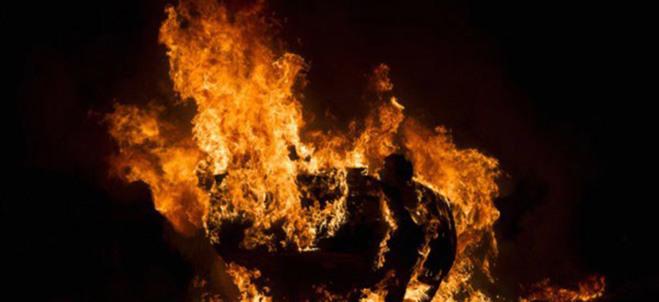 Bild på en eld för info om risk för markbrand och eldningsförbud