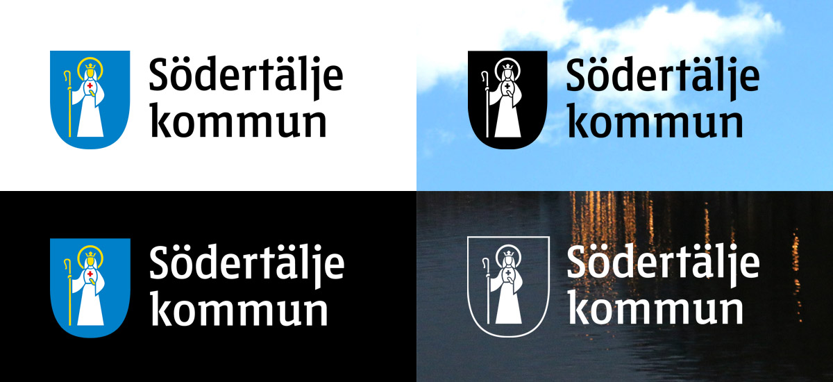 Versioner för Södertälje logo