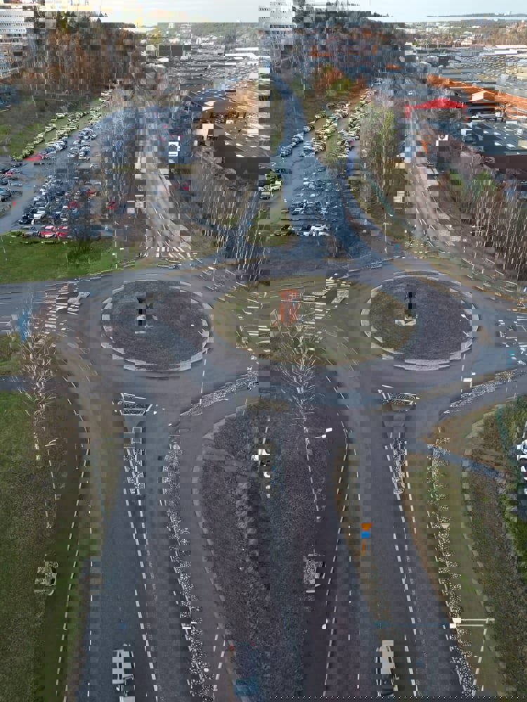 Begränsad framkomlighet vid Granparksrondellen 26-27 januari.