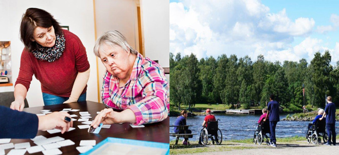 Olika miljöer för en vikarie inom vård och omsorg