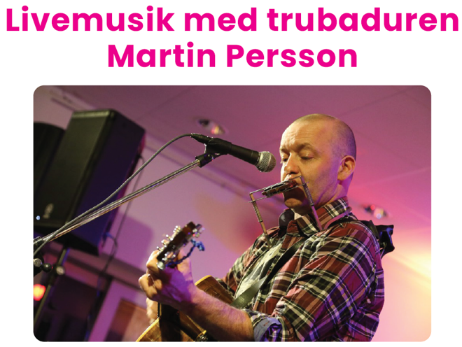 Martin Persson uppträder