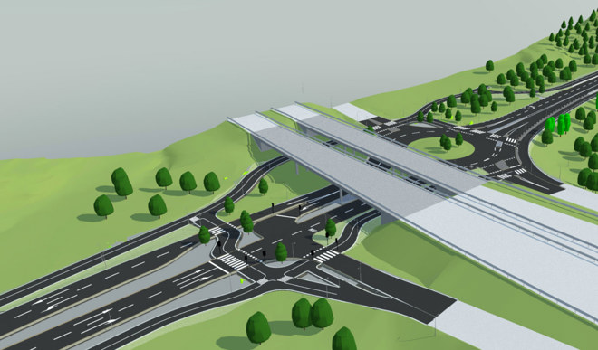 Trafikljus trafikplats Saltskog