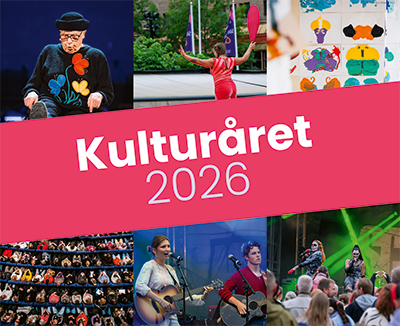 Bildkollage för Kulturåret 2026 i Södertälje