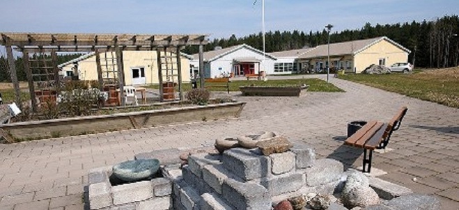 Parkmiljö vid hu i Hölö-Mörkö