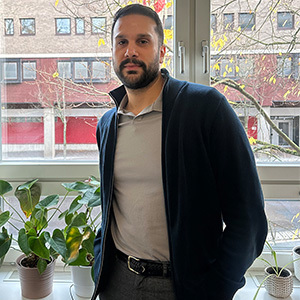 Foto på Pierre Gharzani som uttalar sig i texten.